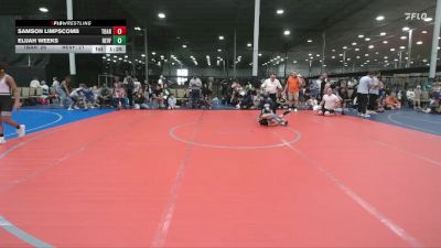84 lbs Round 3 - Elijah Weeks, Revival Freeze vs Samson Limpscomb, Team Barracuda