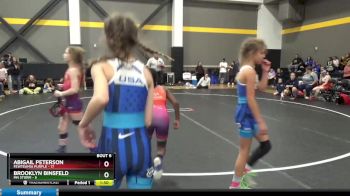 73 lbs Round 3 (4 Team) - Kayla Pastika, MN Storm vs Destini Watson, FEWTeamIA Purple