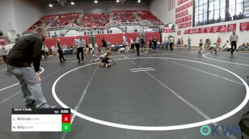 70 lbs Semifinal - Lucas Willman, Cushing vs Kysen Billy, Division Bell Wrestling