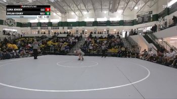 144 lbs 1st & 3rd (16 Team) - Dylan Couey, Woodland, Cartersville vs Luka Jensen, Cass