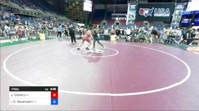 175 lbs Rnd Of 64 - Johnathan Clohecy, NY vs Etheend Deyampert, OH