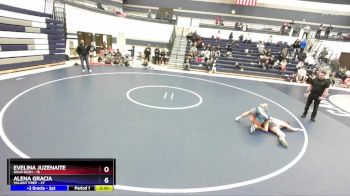145 lbs Finals (2 Team) - Evelina Juzenaite, Gold Rush vs Alena Gracia, Valiant Prep
