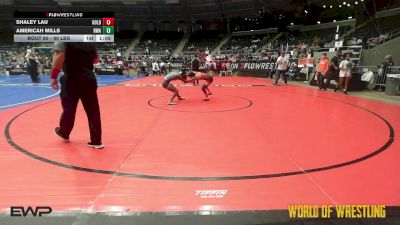 90 lbs 5th Place - Shaley Lau, Goldenbacks vs Americah Mills, Roundtree Wrestling Academy