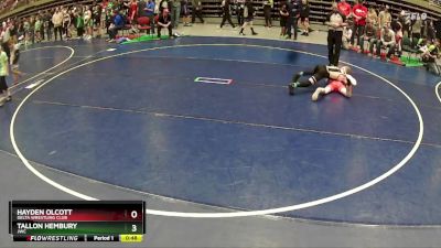 87 lbs Cons. Round 2 - Tallon Hembury, JWC vs Hayden Olcott, Delta Wrestling Club