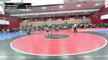 108 lbs Cons. Round 1 - Peter Christos, Analy vs Gaven Taylor, Concord