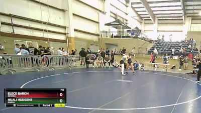 150 lbs 5th Place Match - Elece Baron, Nevada vs Huali Hudgens, Hawaii