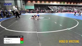 54 lbs Quarterfinal - Addilynn Barajas, Scrap Yard Garage vs Raeghan Rivera, FLOW Academy