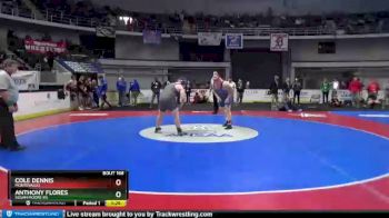 1 lbs Quarterfinal - Anthony Flores, Susan Moore Hs vs Cole Dennis, Montevallo