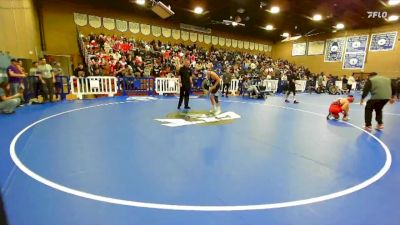 126 lbs Champ. Round 2 - Michael Cantu, Kerman vs Aron Guardado, South High