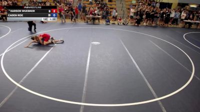 106 lbs Quarters - Karson Wuebker, IA vs Caden Roe, SD