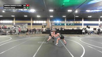 116 lbs Round Of 16 - Jennifer Cisneros-Flores, Orange Lutheran HS vs Rebecca Dezan, Upland Hs