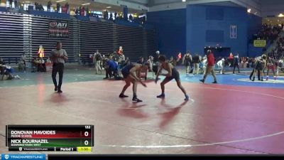 132 lbs Prelim - Donovan Mavoides, Peddie School vs Nick Bournazel, Downingtown West