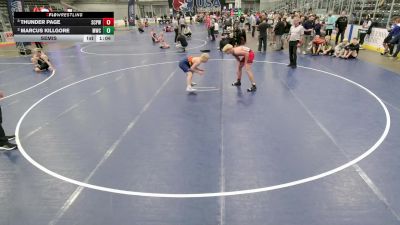 16U Boys - 150 lbs Semis - Thunder Page, South Central Punisher Wrestling vs Marcus Killgore, Mustang Wrestling Club