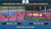 Replay: Field  - 2026 W&L Outdoor T&F Carnival | Mar 20 @ 12 PM
