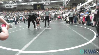 52 lbs Round Of 16 - Daxton Wise, Tecumseh Youth Wrestling vs Dax Cook, D3 Wrestling Cluib