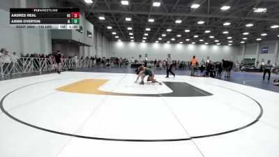 145 lbs Round Of 32 - Andres Real, NC vs Aiden Overton, AL
