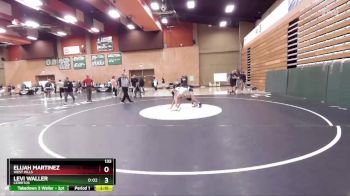 133 lbs Cons. Round 4 - Elijah Martinez, West Hills vs Levi Waller, Cerritos