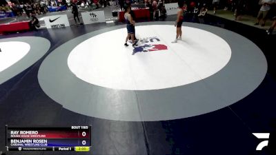 138 lbs Cons. Round 4 - Ray Romero, Rough House Wrestling vs Benjamin Rosen, Cardinal Wrestling Club