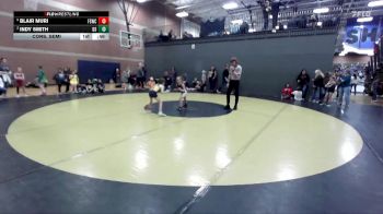 55 lbs Cons. Semi - Blair Muri, Fighting Squirrels Wrestling Club vs Indy Smith, Declo Stingers