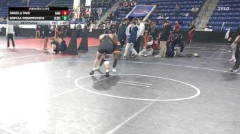 235 lbs 5th Place - Angela Pais, North Andover vs Sophia Domitrovich, Keene