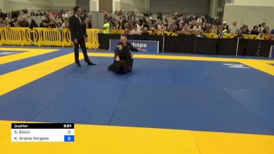 Sarah Block vs Karolina Ariana Vorgeas 2024 World Masters IBJJF Jiu-Jitsu Championship