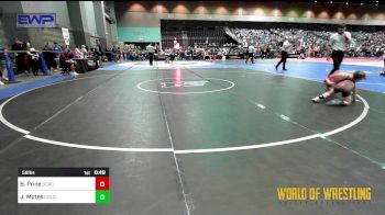 58 lbs Consi Of 8 #2 - Brantley Prine, SGAC vs John Motes, Gold Rush Wrestling Academy