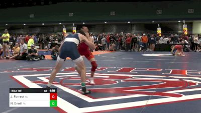 126 lbs Semifinal - Jax Forrest, PA vs Nikolaus Oneill, PA
