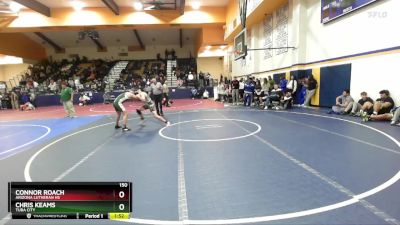 150 lbs Round 4 - Chris Keams, Tuba City vs Connor Roach, Arizona Lutheran HS