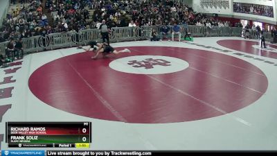 120 lbs Semifinal - Frank Soliz, SLAM! NEVADA vs Richard Ramos, Deer Valley High School