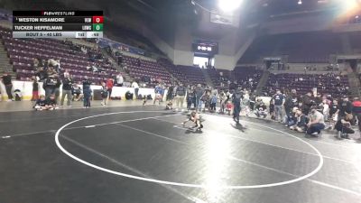 40 lbs Champ. Round 1 - Weston Kisamore, Valley Elite Wrestling vs Tucker Heffelman, Legacy Boltz Wrestling Club