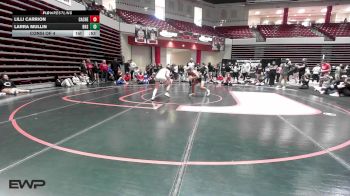 125 lbs Consi Of 4 - Lilli Carrion, Cache High School Girls vs Larra Mullin, Bixby Girls HS