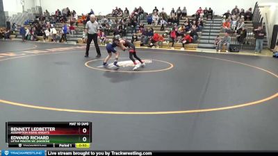 B-8 lbs Quarterfinal - Edward Richard, Little Pirates WC (Hudson) vs Bennett Ledbetter, Assumption Rising Knights