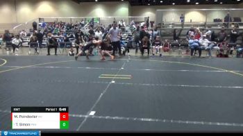 Cons. Round 2 - Treyton Simon, Lakewood WC vs Michael-James Poindexter, ARES Wrestling