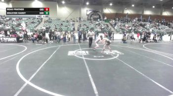 98 lbs Round Of 16 - Beau Prather, Carson Valley Wildcats vs Braxten Hardy, Corning Sharks