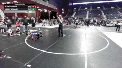 69 lbs 2nd Place - Alex Herrera, Ridge WC vs Kamdyn Taylor, Eastside United