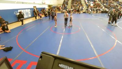 86 lbs Semifinal - Olivia Srisamai, Legacy Wrestling Center vs Cael Schlueter, Rough House