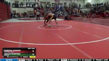 220 lbs Champ. Round 1 - Keegan Rushford, Midland vs Durotimi Johnson, Davenport West