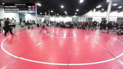 126 lbs Cole Berhow, Minnesota Red vs Bowen Pearson, Oklahoma Blue