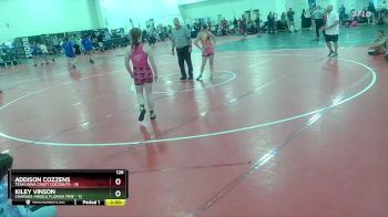 125 lbs Placement (16 Team) - Kiley Vinson, Charlies Angels Florida Pink vs Addison Cozzens, Team Iowa Crazy Coconuts