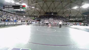 Boys 1B/2B 113 Cons. Round 2 - Nolan Dunivin, Napavine vs Caleb Perry, Liberty (Spangle)