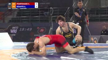 61 kgs Bronze - Shota Phartenadze (GEO) vs Austin DeSanto (USA)