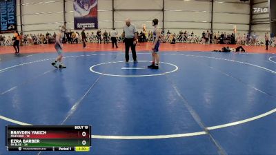 105 lbs Rd# 8- 12:30pm Saturday Final Pool - Brayden Yakich, Mile High vs Ezra Barber, PA Blue