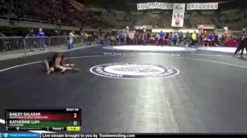 112 lbs Quarterfinal - Katherine Lum, California vs Kailey Salazar, Selma High School Wrestling