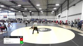 130 lbs Round Of 16 - Adam Salas, Silverback WC vs Dallas Robinson, Grindhouse East