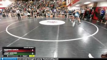 220 lbs Champ. Round 2 - Rosendo Garcia, Lovell vs Josef Sanchez, Natrona County