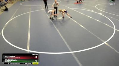 97 lbs Champ. Round 1 - Will Beste, Waconia Wrestling Club vs Cayton Pahl, Minnesota