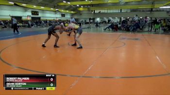 141 lbs Champ. Round 2 - Devin Horton, Delaware Valley vs Robert Palmieri, Baldwin Wallace