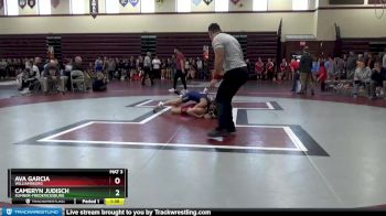112-120 lbs 1st Place Match - Cameryn Judisch, Sumner-Fredericksburg vs Ava Garcia, Williamsburg