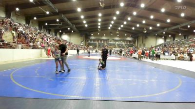 60-65 lbs Quarterfinal - Ryleigh Holsomback, The Colosseum Training Center vs Kinsley Jones, South Georgia Takedown Club