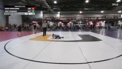 48 lbs Placement Matches (8 Team) - Knox Newcomer, Steller Trained Doom vs Trey Sanders, Mat Assassins Gray